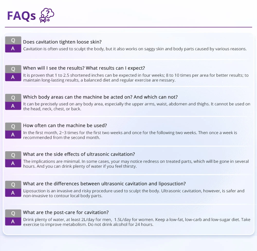 body slim massage machine faq